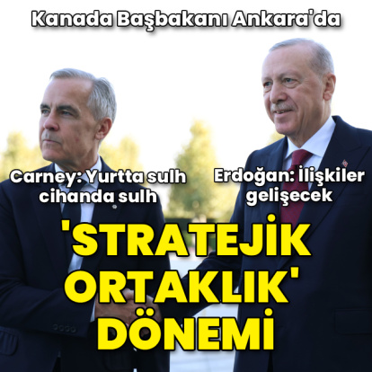 Kanada Başbakanı Carney Ankara'da