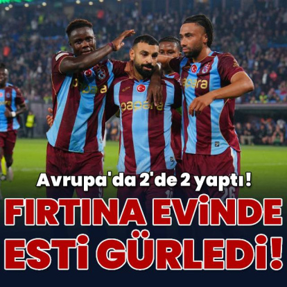 Fırtına evinde esti gürledi!