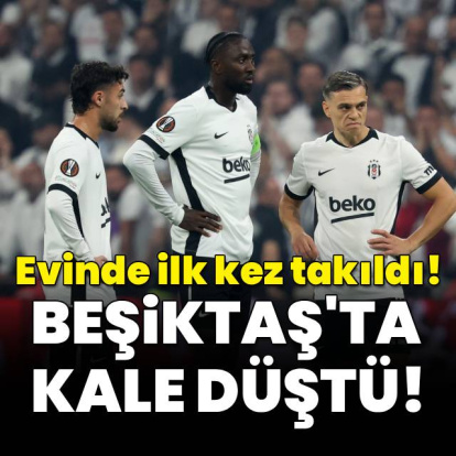 Beşiktaş'ta kale düştü!