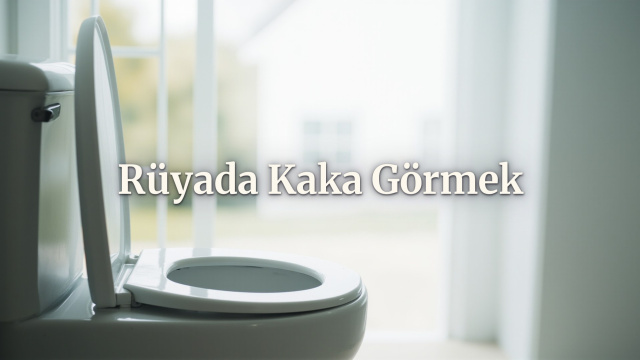 Rüyada kaka görmek ne anlama gelir?