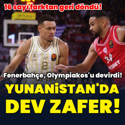 F.Bahçe'den Yunanistan'da dev zafer!