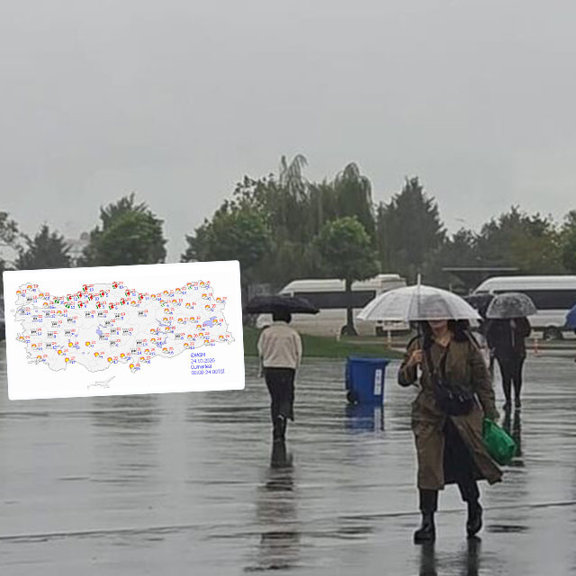 Meteoroloji saat verip uyardı... 2 bölgede sağanak