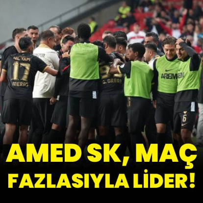 Amed SK, maç fazlasıyla liderliğe yükseldi!