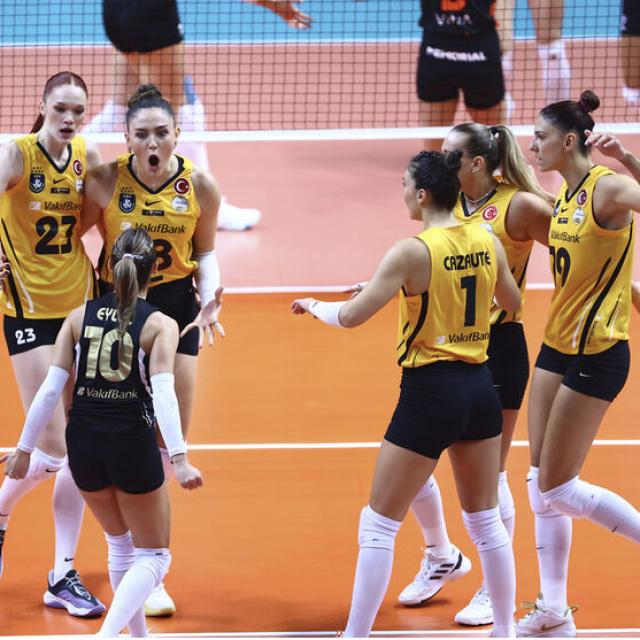 VakıfBank, G.Saray'a set vermedi!