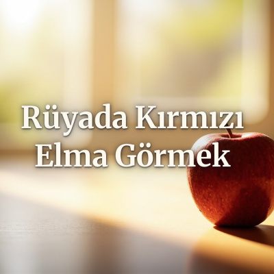 Rüyada kırmızı elma görmek ne anlama gelir?