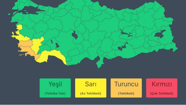 İçişleri Bakanlığı'ndan 'sağanak' uyarısı