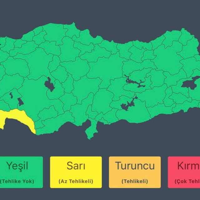 İçişleri Bakanlığı'ndan 'sağanak' uyarısı