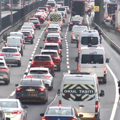 İstanbul'da pazartesi trafiği