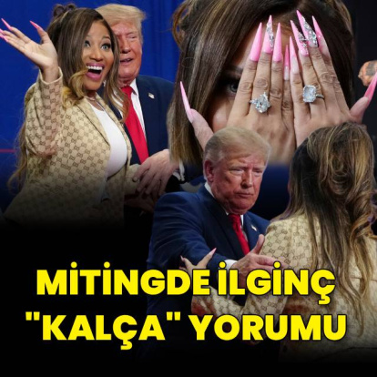 Trump'tan Minaj hakkında kalça yorumu