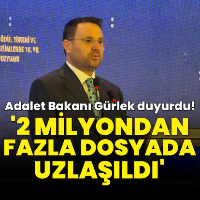 "2 milyondan fazla dosyada uzlaşıldı"