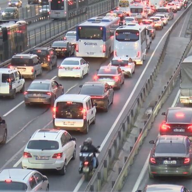 Dev derbi öncesi trafik kilitlendi
