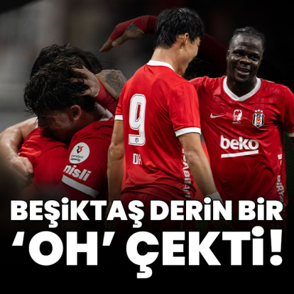 Beşiktaş derin bir 'Oh' çekti!