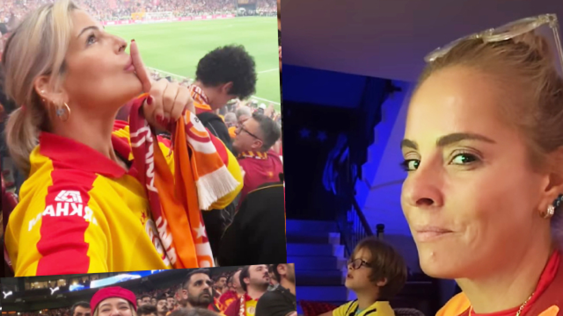 Ünlülerin Galatasaray coşkusu