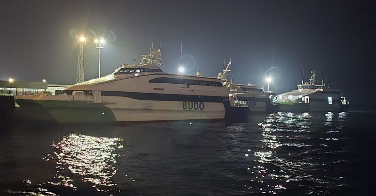 BUDO cancels eight ferry sailings because of bad weather