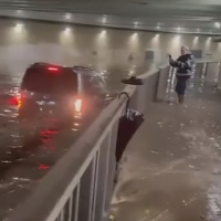 İstanbul'da sağanak alarmı! Pendik'te korkutan görüntü!