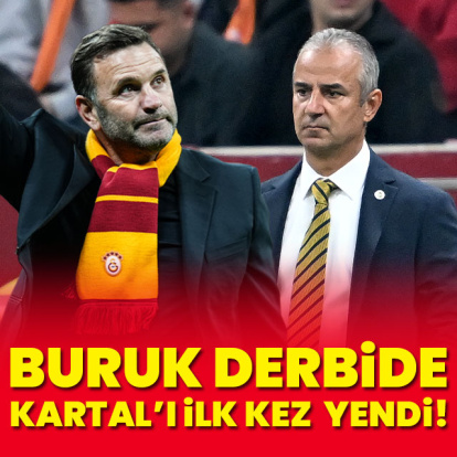 Buruk ilk kez derbide Kartal'ı yendi