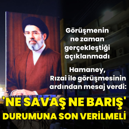 Hamaney'den "ne savaş ne barış" durumuna son verilmesi mesajı