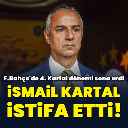 Fenerbahçe'de İsmail Kartal dönemi sona erdi!