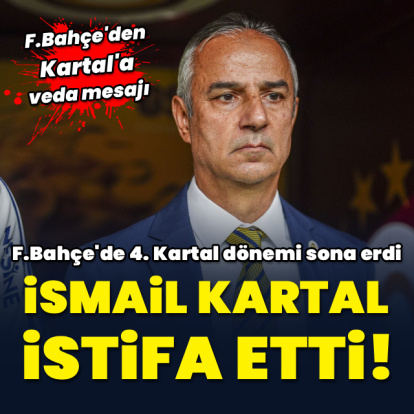 Fenerbahçe'de İsmail Kartal dönemi sona erdi!