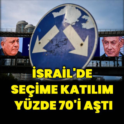 İsrail'deki seçimlere yüksek katılım