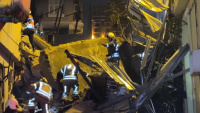 Beyoğlu’nda 5 katlı metruk bina çöktü | Son dakika haberleri