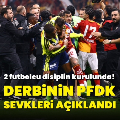 Derbinin PFDK sevkleri açıklandı!