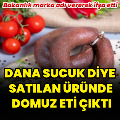 Bakanlık marka adı vererek ifşa etti