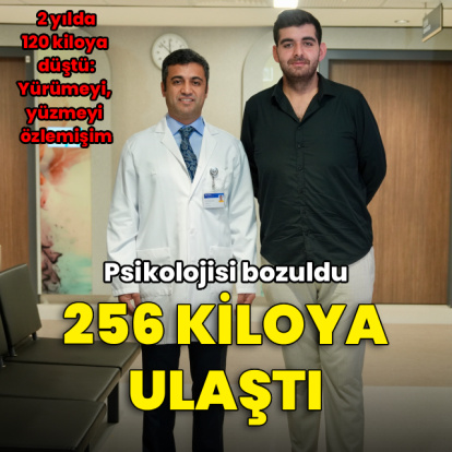 Psikolojisi bozuldu, 256 kiloya ulaştı