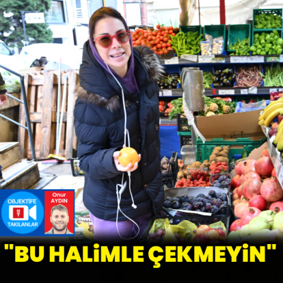 "Bu halimle çekmeyin"