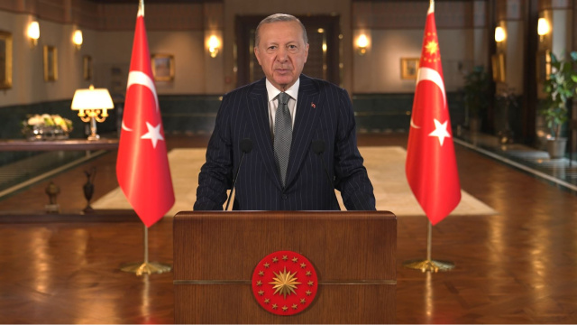 Cumhurbaşkanı Erdoğan'dan Cumhuriyet Bayramı mesajı