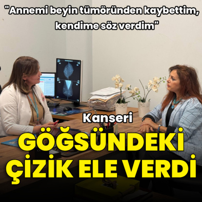 Kanseri göğsündeki çizik ele verdi