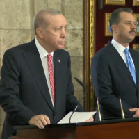 Cumhurbaşkanı Erdoğan ve devlet erkanı Anıtkabir'de