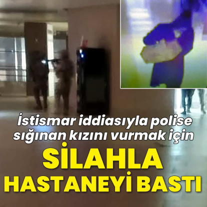 Adana'da istismar iddiasıyla polise sığınan kızını vurmak için hastaneyi bastı!