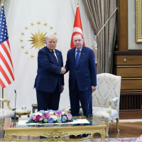 Cumhurbaşkanı Erdoğan, Donald Trump'la görüştü