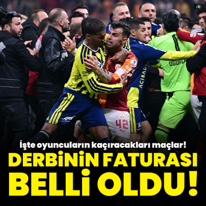 PFDK derbinin faturasını açıkladı!