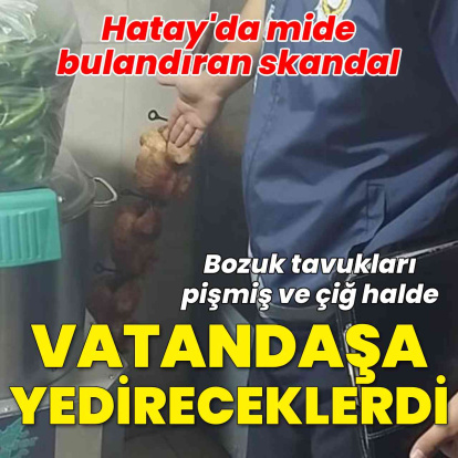 Zabıtanın girdiği restoranda mide bulandıran görüntü!