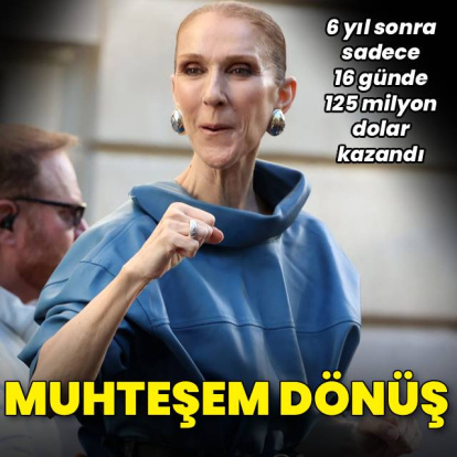 Dönüşü muhteşem oldu