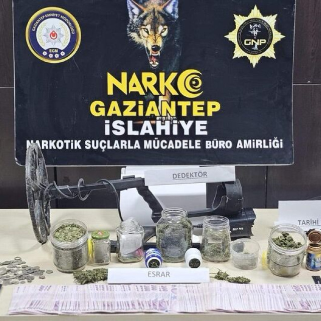 Gaziantep'te 495 sikke ele geçirildi