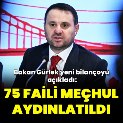 75 faili meçhul cinayet aydınlatıldı