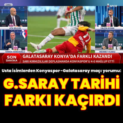 "Galatasaray tarihi farkı kaçırdı!"