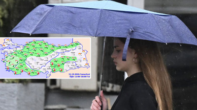 Meteoroloji saat verdi! 2 kent için "sarı" alarm! 7 bölgede yağış var