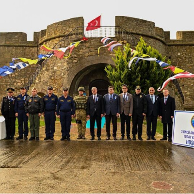 Çanakkale'de sancak tevcih töreni yapıldı