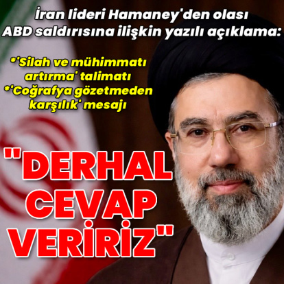 İran: Hamaney, üst düzey askeri yetkililerle görüştü