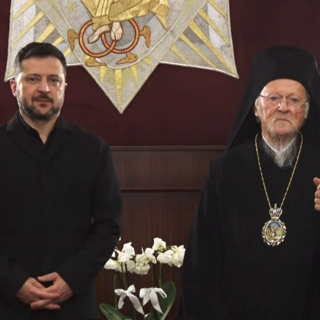 Zelenskiy'den patrikhaneye ziyaret