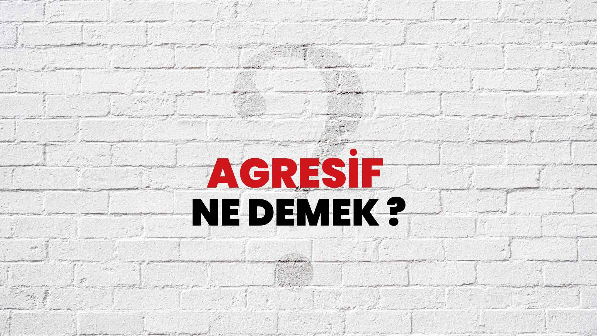 Agresif Ne Demek, Ne Anlama Gelir? Agresif Kelimesi TDK Sözlük Anlamı Nedir?