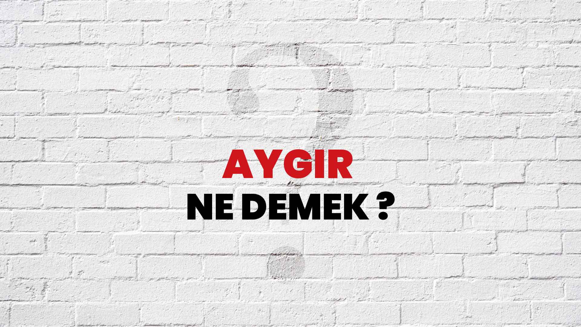 Aygır Ne Demek, Ne Anlama Gelir? Aygır Kelimesi TDK Sözlük Anlamı Nedir?