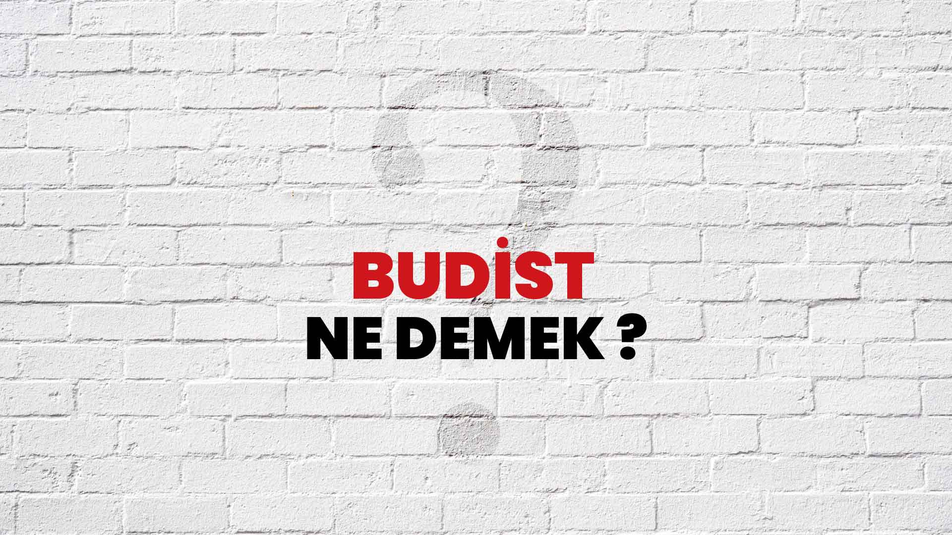 Budist Ne Demek, Ne Anlama Gelir? Budist Kelimesi TDK Sözlük Anlamı Nedir?
