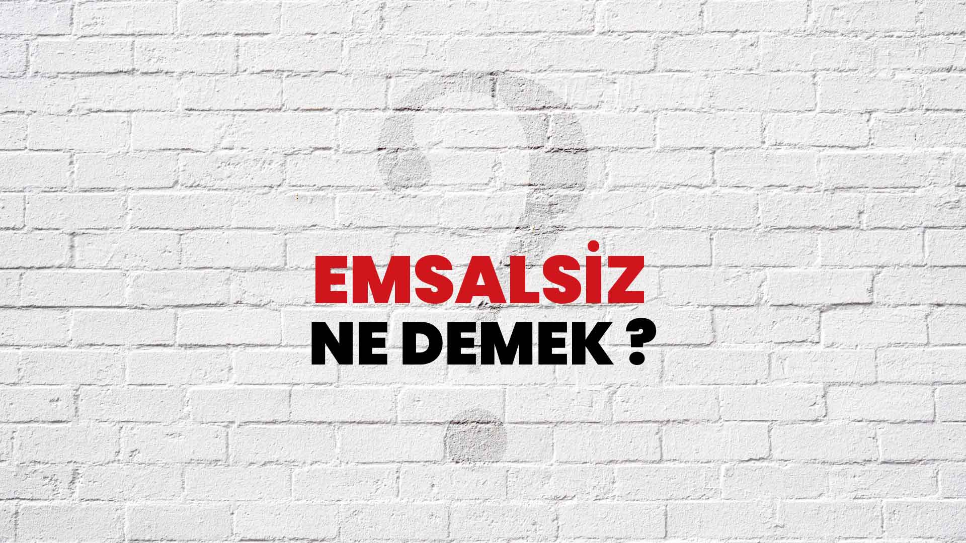 Emsalsiz Ne Demek, Ne Anlama Gelir? Emsalsiz Kelimesi TDK Sözlük Anlamı Nedir?