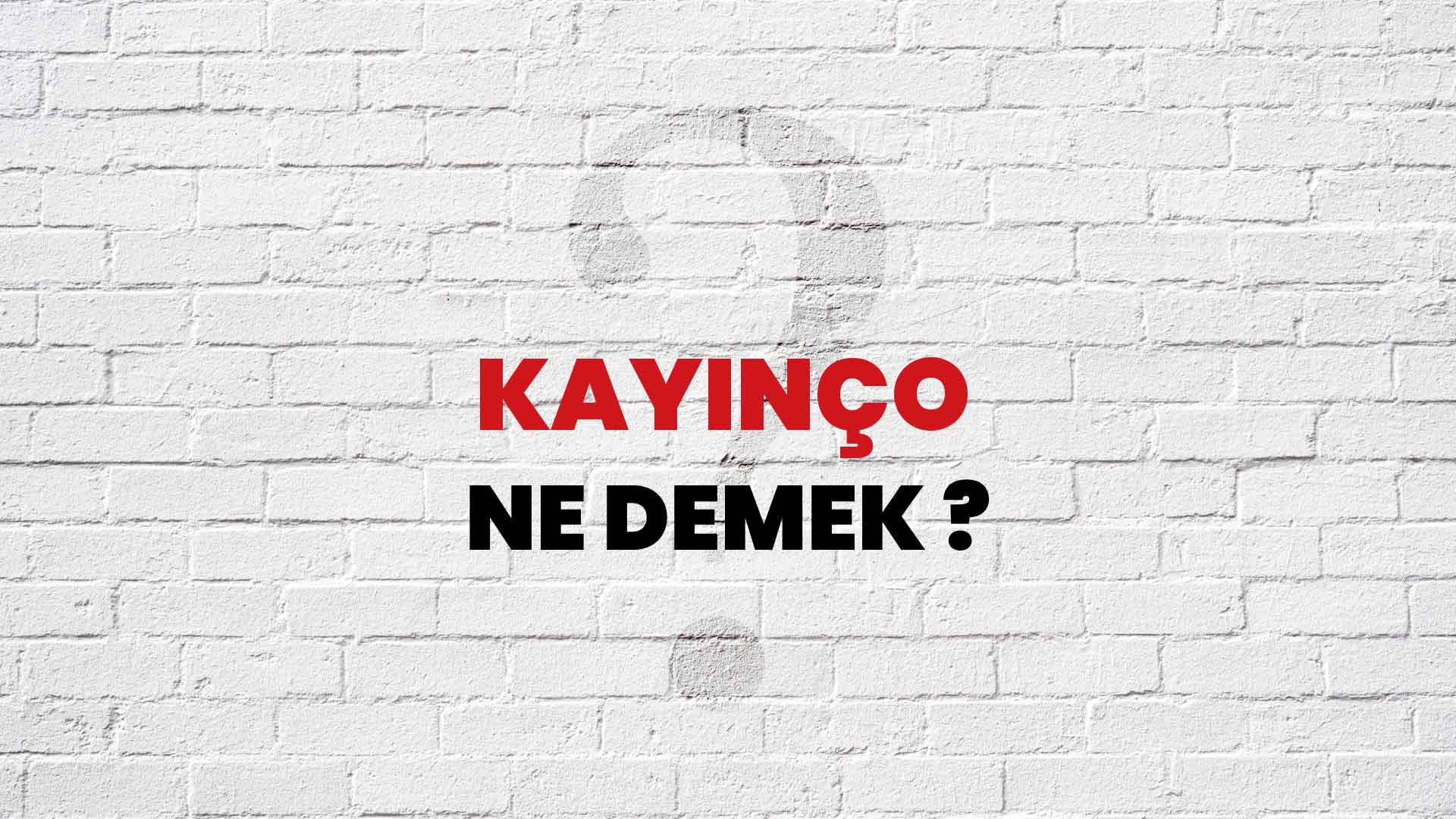 Kayınço Ne Demek, Ne Anlama Gelir? Kayınço Kelimesi TDK Sözlük Anlamı Nedir?