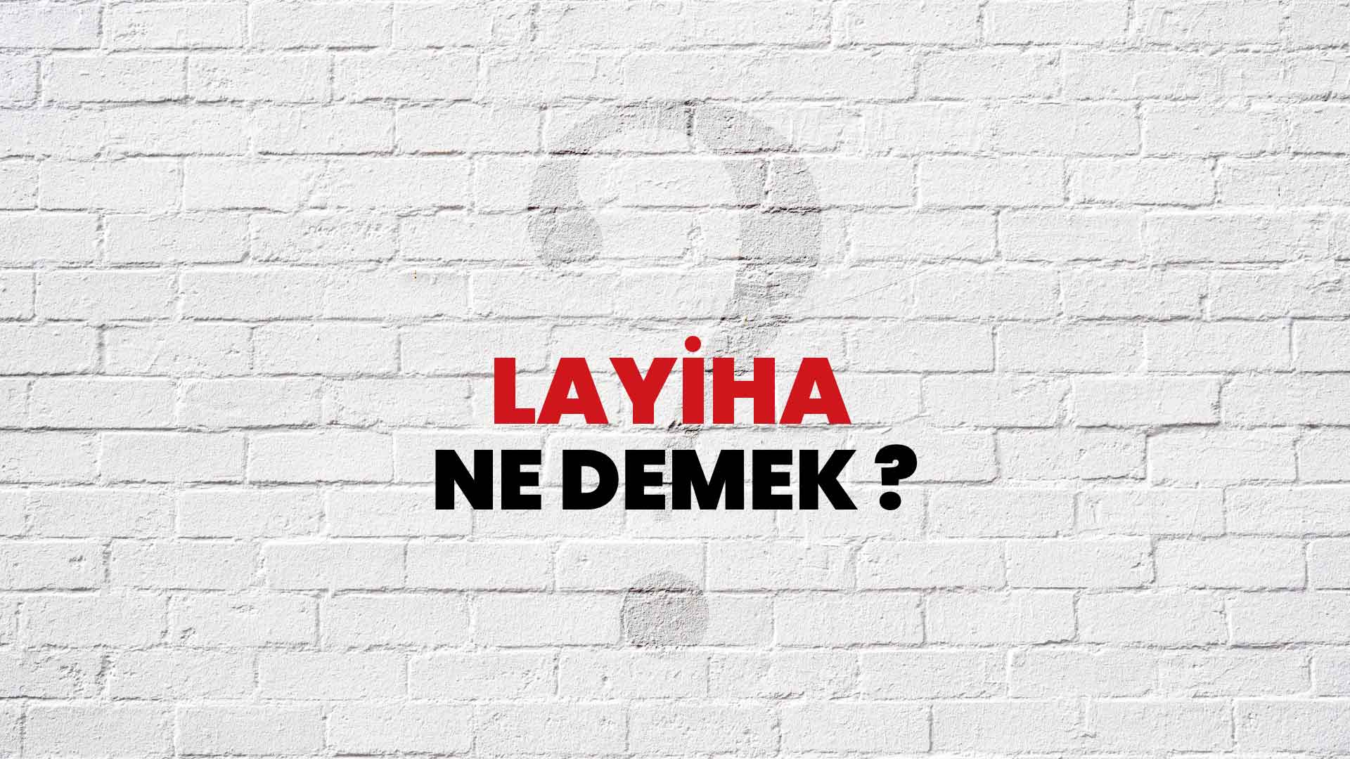 Layiha ve Risale aynı şey mi?